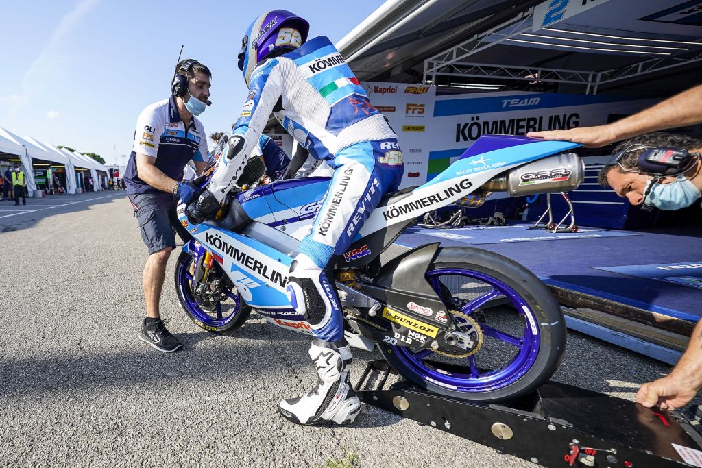LOWSIDE AND SECOND PLACE FOR RODRIGO, ALCOBA LEARNS HIS WAY ROUND MISANO    - Gresini Racing