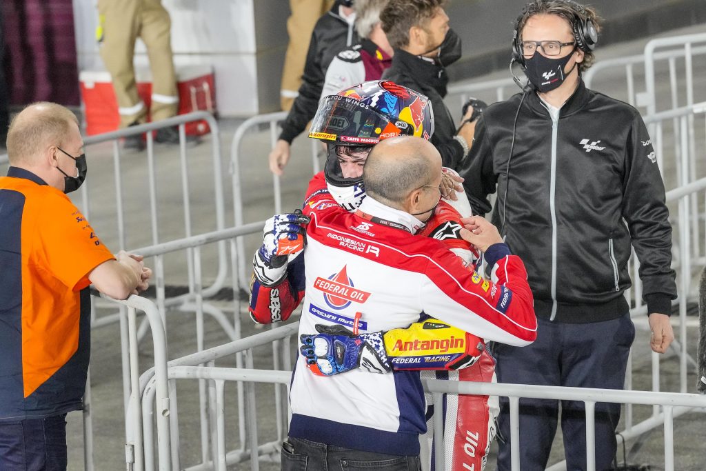 STUNNING DEBUT FOR DIGGIA AS HE HONOUR FAUSTO AFTER LOSAIL PODIUM    - Gresini Racing