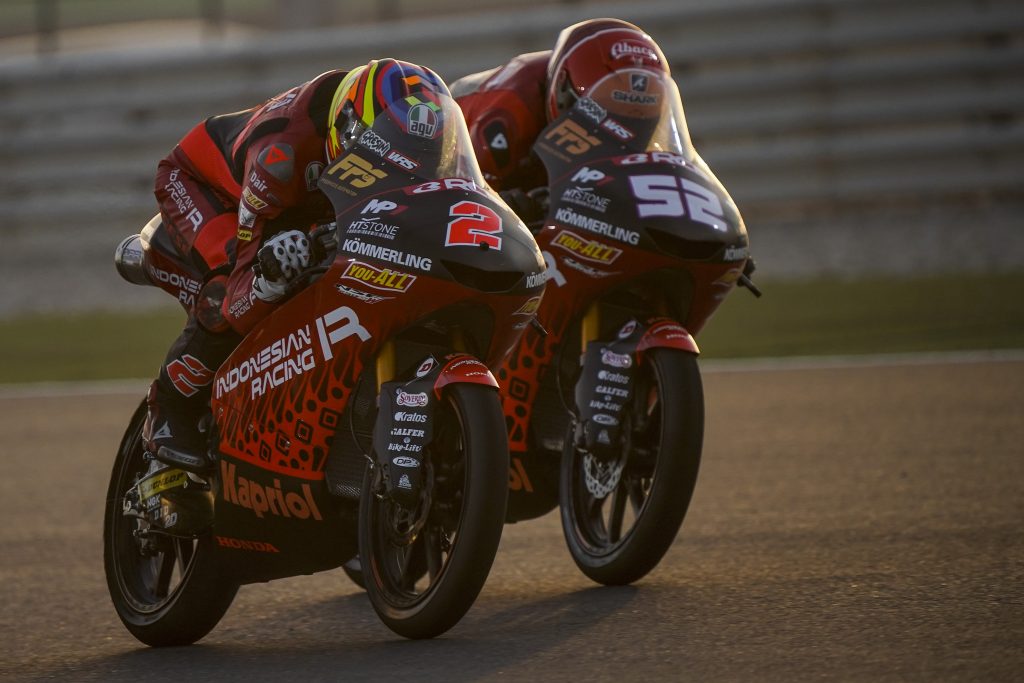 DISAPPOINTING RACE DAY FOR TEAM INDONESIAN RACING GRESINI MOTO3 AT LOSAIL    - Gresini Racing