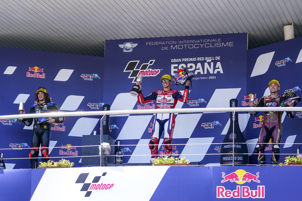 DIGGIA DOMINATES AND TAKES MAIDEN MOTO2 WIN IN #SPANISHGP    - Gresini Racing