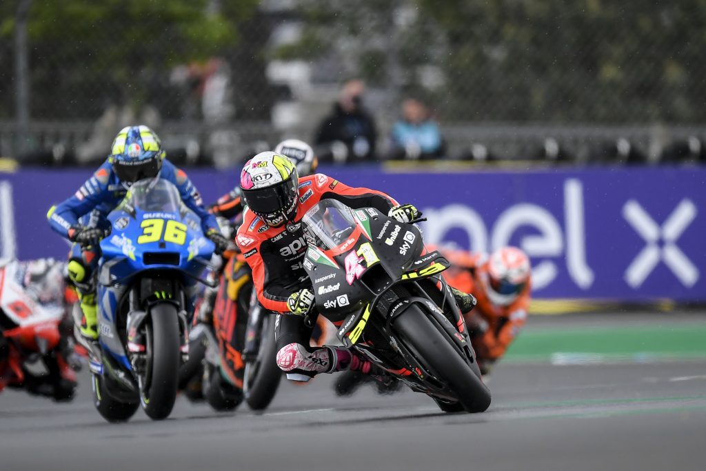 A GOOD TEAM RESULT SLIPPED AWAY FOR APRILIA IN LE MANS - Gresini Racing
