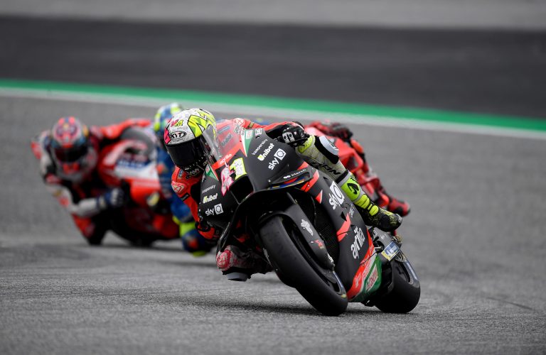 ALEIX ESPARGARÓ STOPS AFTER THE SECOND START ON THE RED BULL RING IN THE STYRIA GP