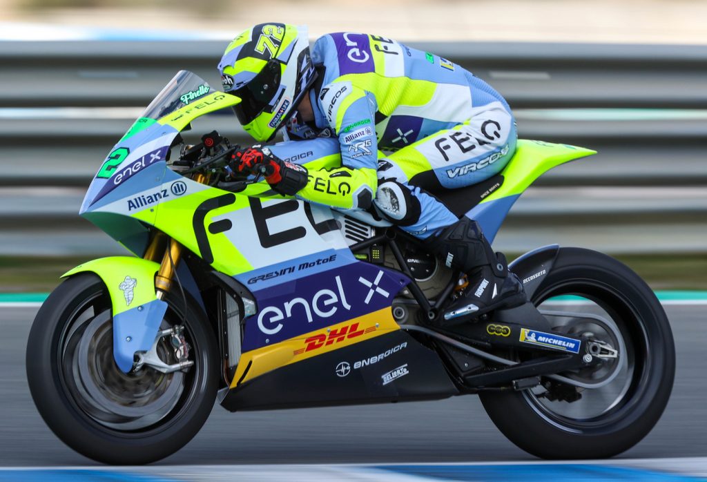 ACCOSSATO WITH THE GRESINI RACING TEAM MOTOE AS TECHNICAL SPONSOR - Gresini Racing