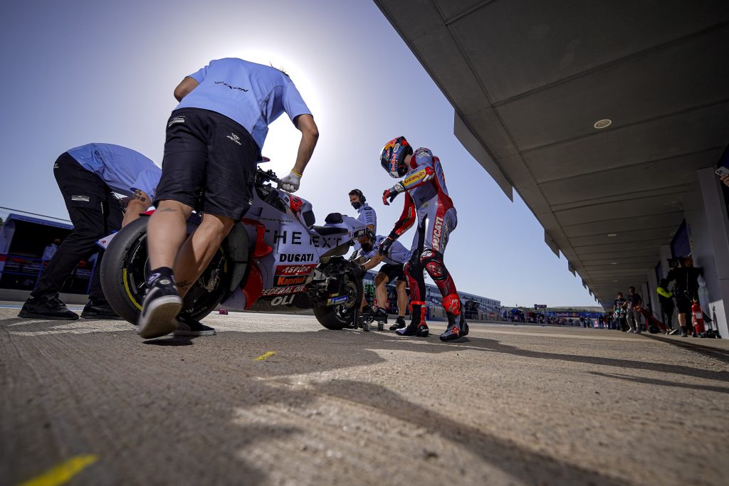 FOURTH ROW AFTER CRASH FOR ENEA, 17th PLACE FOR DIGGIA IN JEREZ QUALIFYING    - Gresini Racing