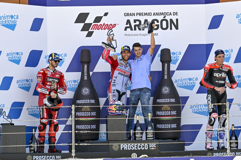 ENEA TRIUMPHS IN ARAGON - Gresini Racing