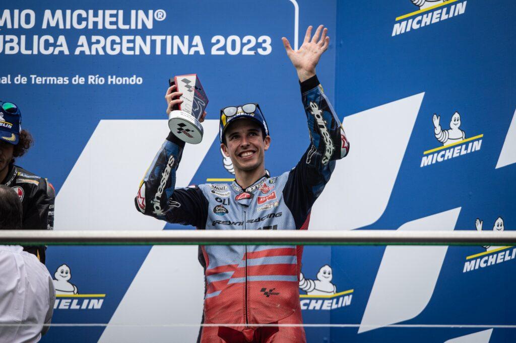 MARQUEZ EXCITES WITH WET ARGENTINE PODIUM - Gresini Racing