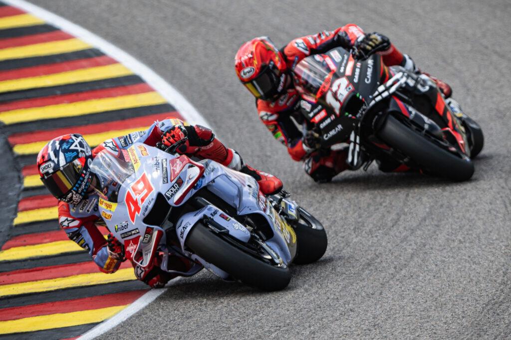 GERMANY SPRINT: ALEX BACK IN THE POINTS AS DIGGIA SHOWS GOOD SIGNS - Gresini Racing