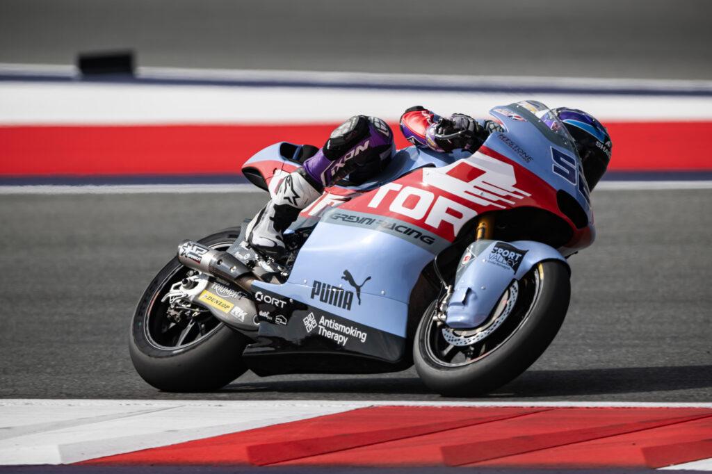 SALAČ SEVENTH IN FRIDAY COMBINED FP TIMES       - Gresini Racing
