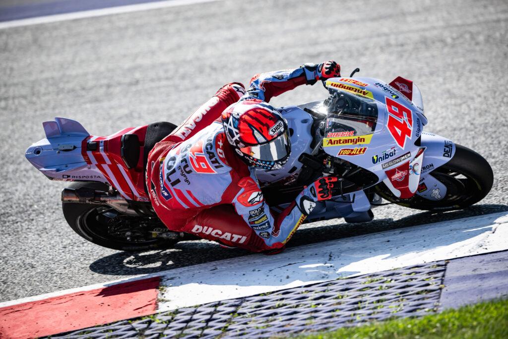 SATURDAY BOWLING, MARQUEZ “ONLY” FOURTH    - Gresini Racing