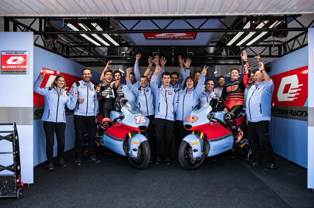 VALENCIA TEST: IL TEAM QJMOTOR GRESINI Moto2 PIAZZA ENTRAMBI I PILOTI IN TOP5 - Gresini Racing
