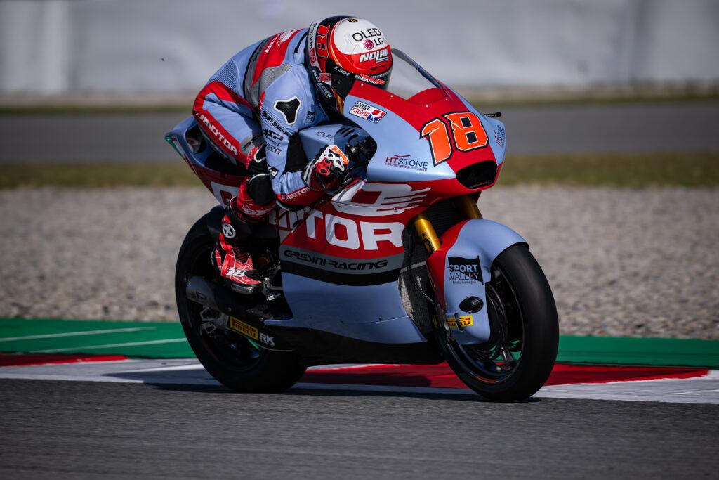 ENTRAMBI I PILOTI QJMOTOR GRESINI Moto2 IN SECONDA FILA ANCHE A BARCELLONA - Gresini Racing