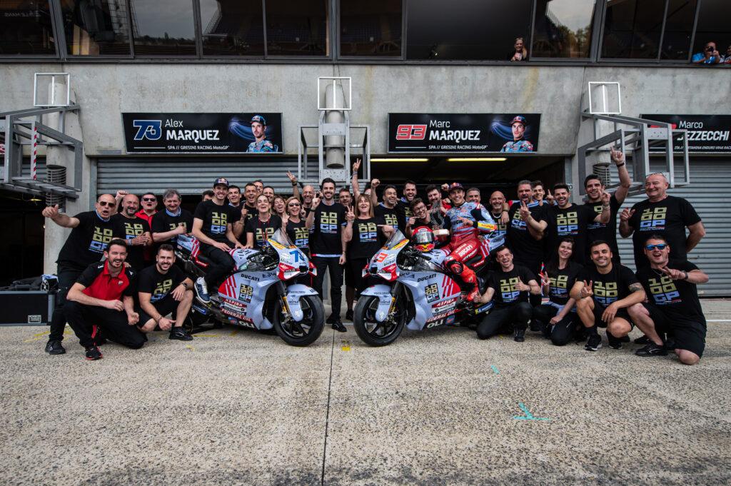 MARQUEZ DECOLLA ANCORA. LA MILLESIMA GARA GRESINI È MERAVIGLIA - Gresini Racing