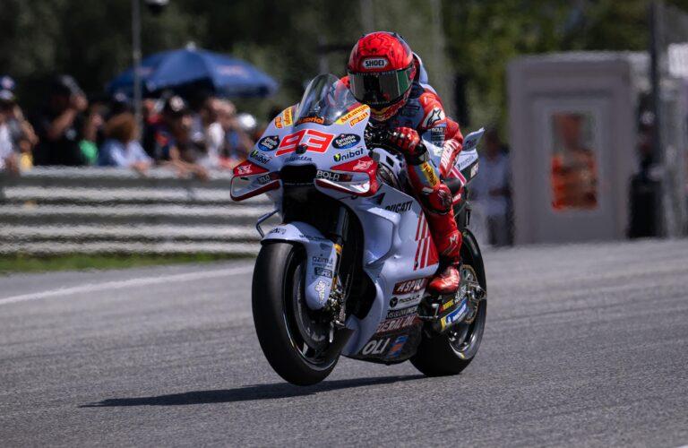MARC MARQUEZ PUTS UP A SHOW IN AUSTRIA   