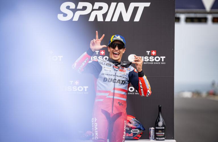 FRONT ROW, COMEBACK AND 17th PODIUM OF 2024 IN PHILLIP ISLAND’S SPRINT RACE FOR MARC   