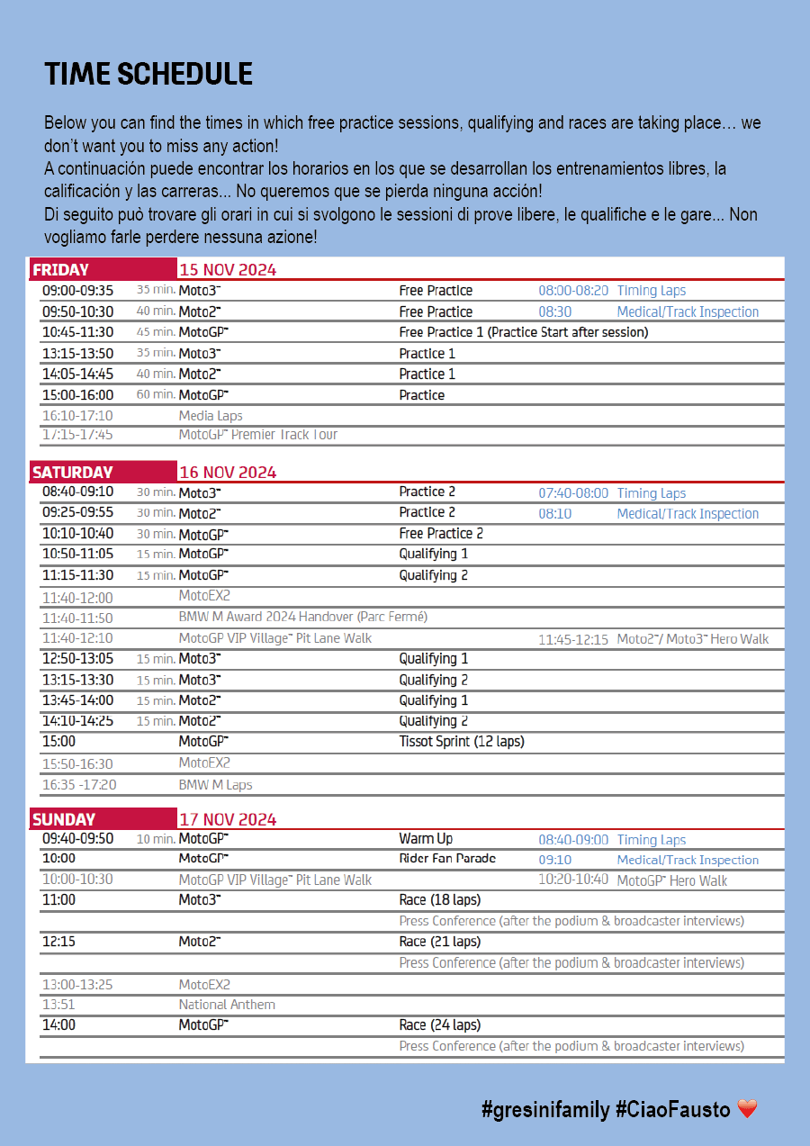 Info Guest - Gresini Racing
