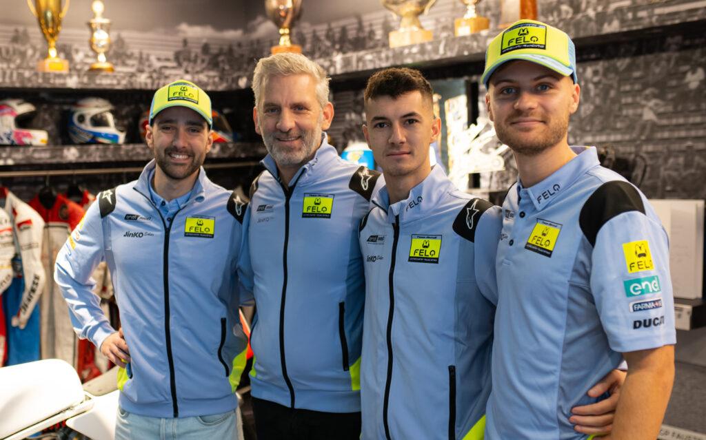 GRESINI MOTOE PUNTA SULLE TRE F: FELO-FERRARI-FINELLO - Gresini Racing