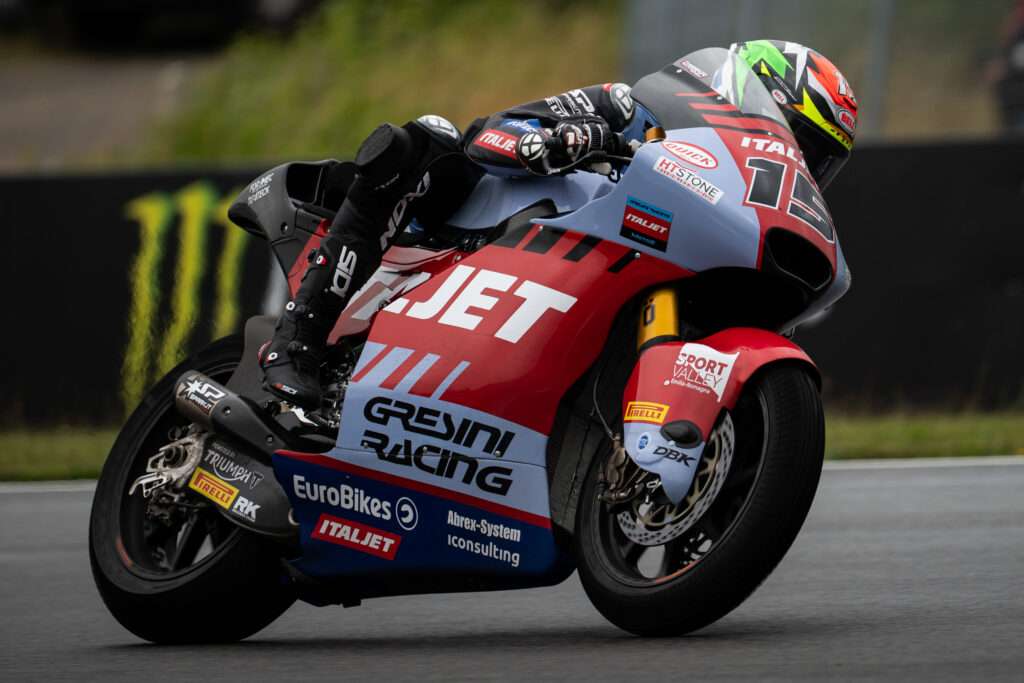 PRACTICE ROVINATA DALLA PIOGGIA: ENTRAMBI IN Q1 - Gresini Racing
