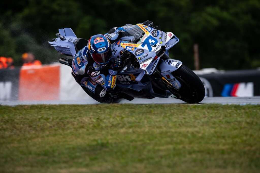 ALEX FUNAMBOLICO NEL VENERDÌ DI BRNO, FERMIN IN Q1 MA VELOCE - Gresini Racing