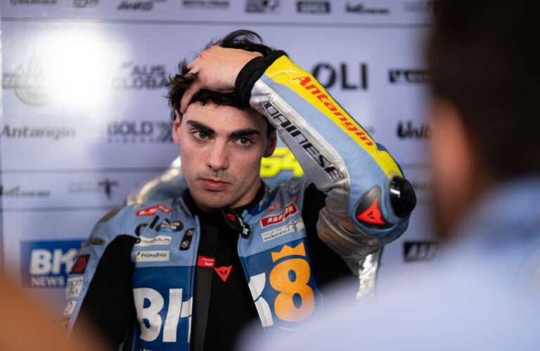 FIRST SATURDAY WITH NO GLORY FOR TEAM BK8 GRESINI  