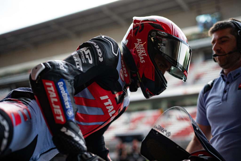 PRIMA GIORNATA DIFFICILE NEL CIRCUITO CATALANO: ARENAS E BINDER MANCANO L’ACCESSO DIRETTO ALLA Q2 - Gresini Racing