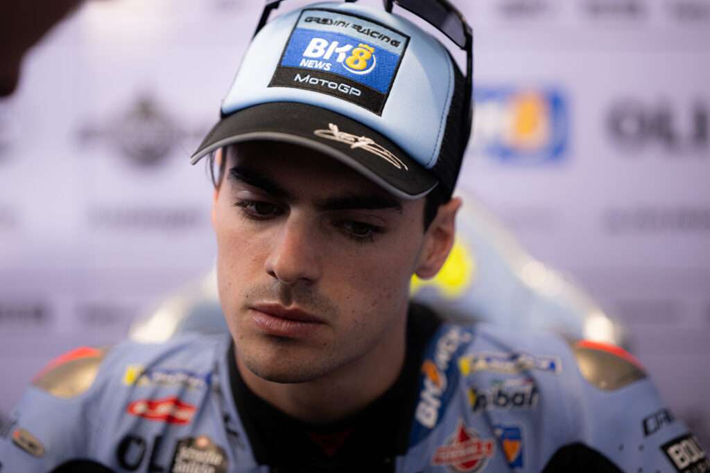 ALEX SENTE ARIA DI CASA, FERMIN DALLA Q1 - Gresini Racing