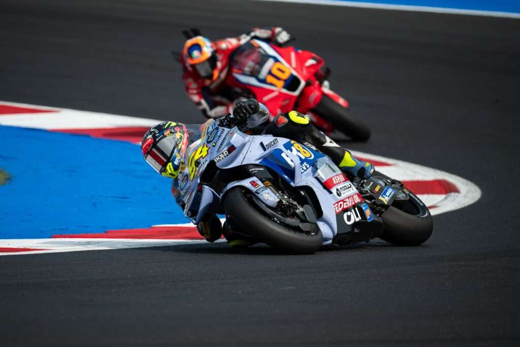 PODIO ALEX NELLA SPRINT DI MISANO, TOP6 PER FERMIN - Gresini Racing