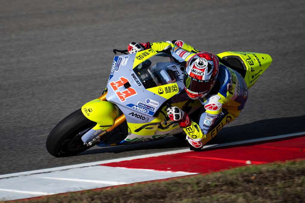 FERRARI CADE E SI RIALZA: È OTTAVO IN QUALIFICA E DOMANI TUTTO PUÒ SUCCEDERE - Gresini Racing