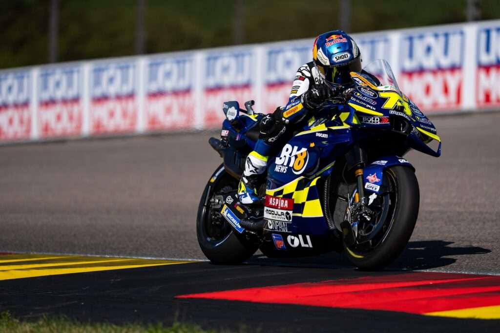 FINISCE AL 10º GIRO IL SOGNO TEDESCO PER ALEX MARQUEZ - Gresini Racing
