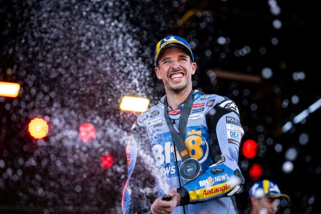 ALEX SUL PODIO SPRINT, RIMONTA E PUNTI PER FERMIN - Gresini Racing